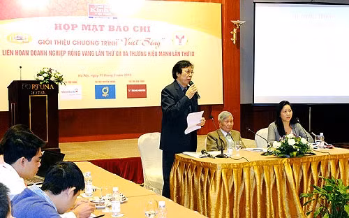 Họp báo giới thiệu Liên hoan Thương hiệu mạnh Việt Nam ảnh 1