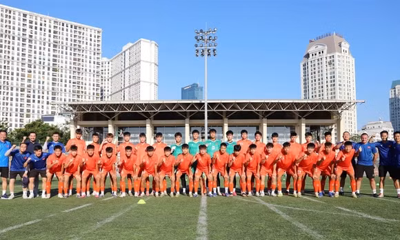Đội tuyển U15 Việt Nam chuẩn bị tham dự FIFA U15 World Cup & Festival 2026