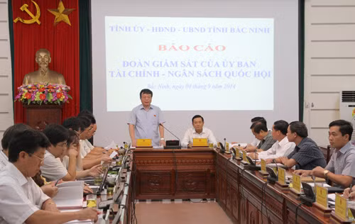 Ủy ban Tài chính - Ngân sách Quốc hội làm việc tại Bắc Ninh ảnh 1