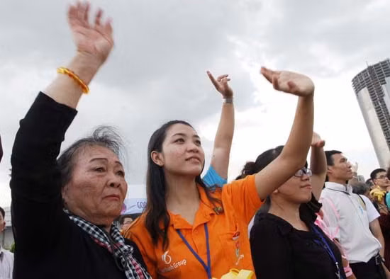 Nghẹn ngào tiễn tàu Thanh niên Đông Nam Á rời Việt Nam ảnh 7
