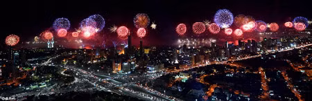 Kỷ lục màn bắn pháo hoa ở Kuwait ảnh 11