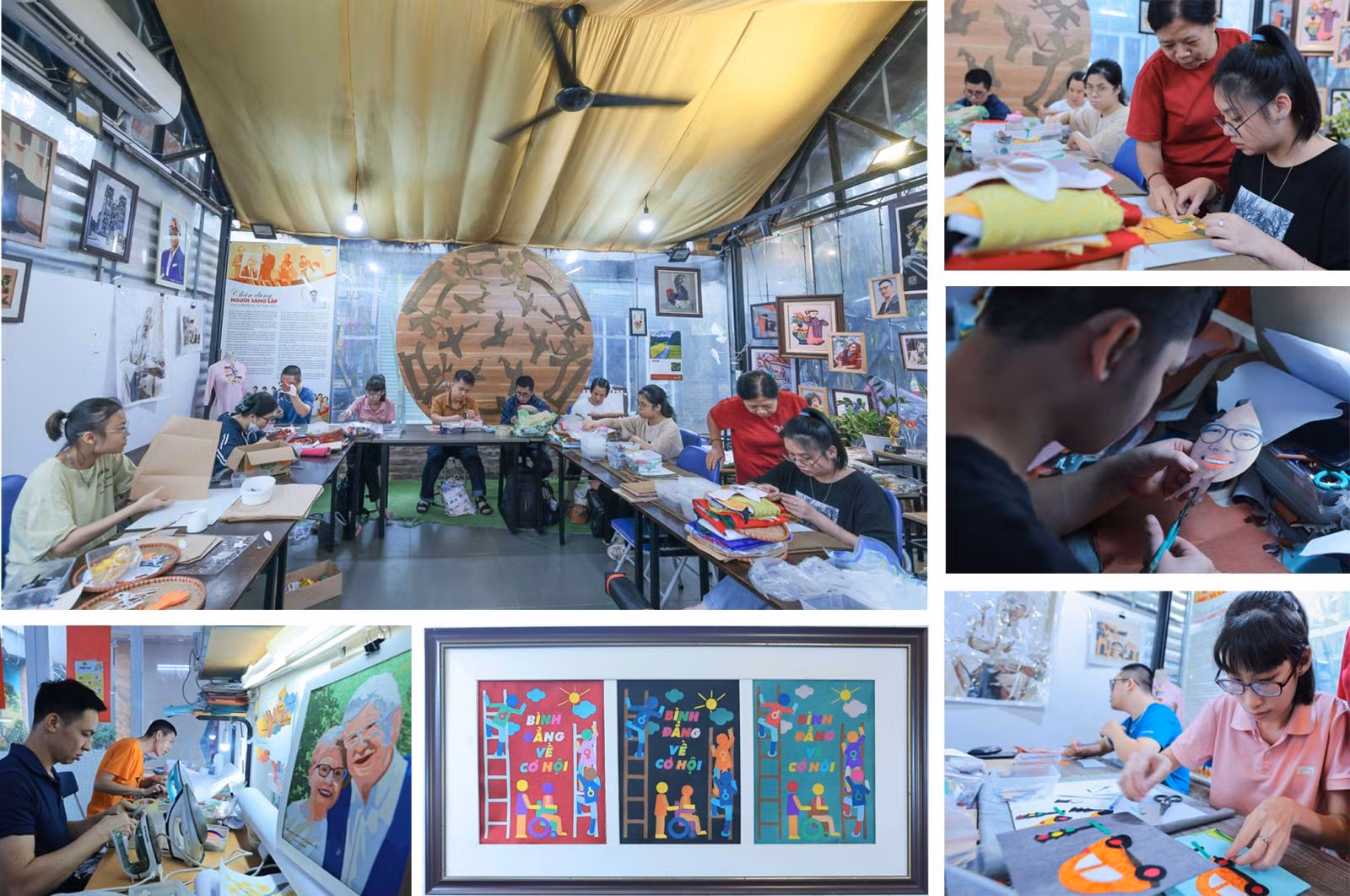 Vụn Art (Hợp tác xã Vụn Art) là nơi người khuyết tật được học tập, làm việc để có thể tự tin, sống tự lập bằng chính khả năng và sức lao động của bản thân.