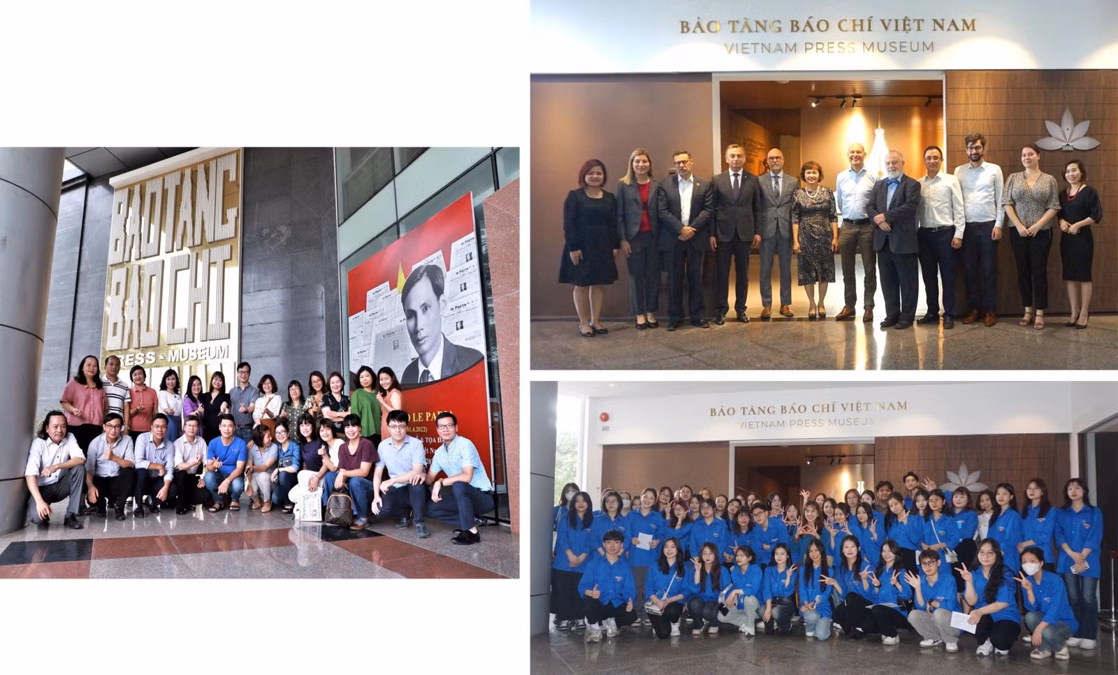 Bảo tàng Báo chí Việt Nam đã đón rất nhiều khách tham quan trong nước và quốc tế.