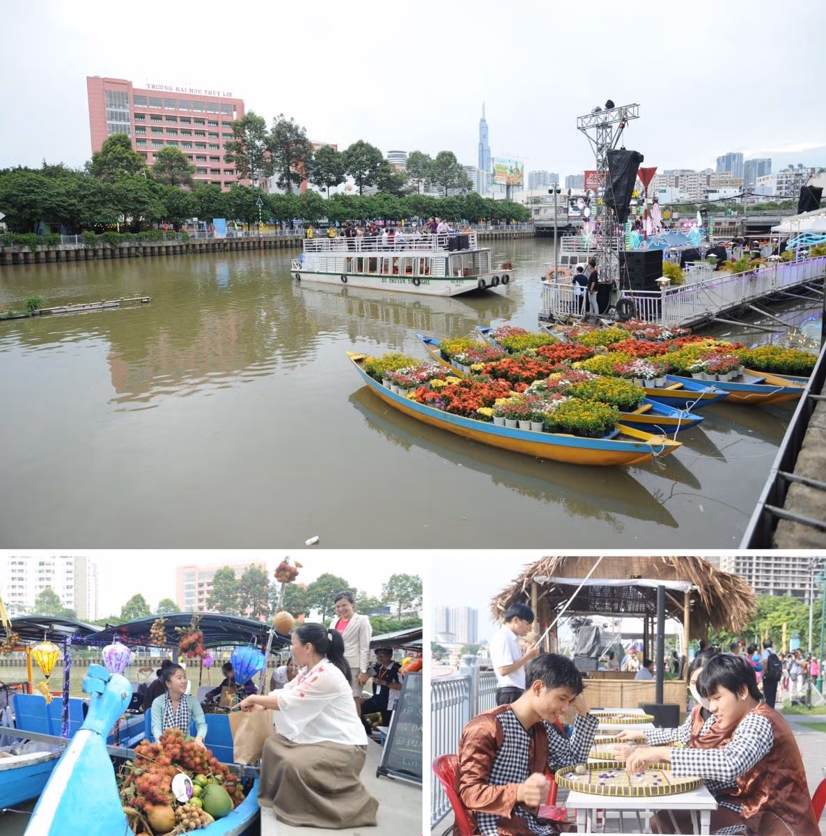 Tháng 8/2023, lần đầu tiên Lễ hội sông nước được UBND TP Hồ Chí Minh tổ chức. Người dân và du khách có thể trải nghiệm các chương trình du lịch đường thủy; trải nghiệm không gian “Trên bến dưới thuyền” tại kênh Nhiêu Lộc (Quận 1), Bến Bình Đông (Quận 8)...