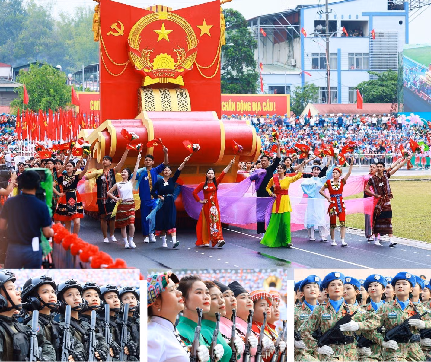 Lễ mít tinh, diễu binh, diễu hành kỷ niệm 70 năm Chiến thắng lịch sử Điện Biên Phủ (7/5/1954 - 7/5/2024).