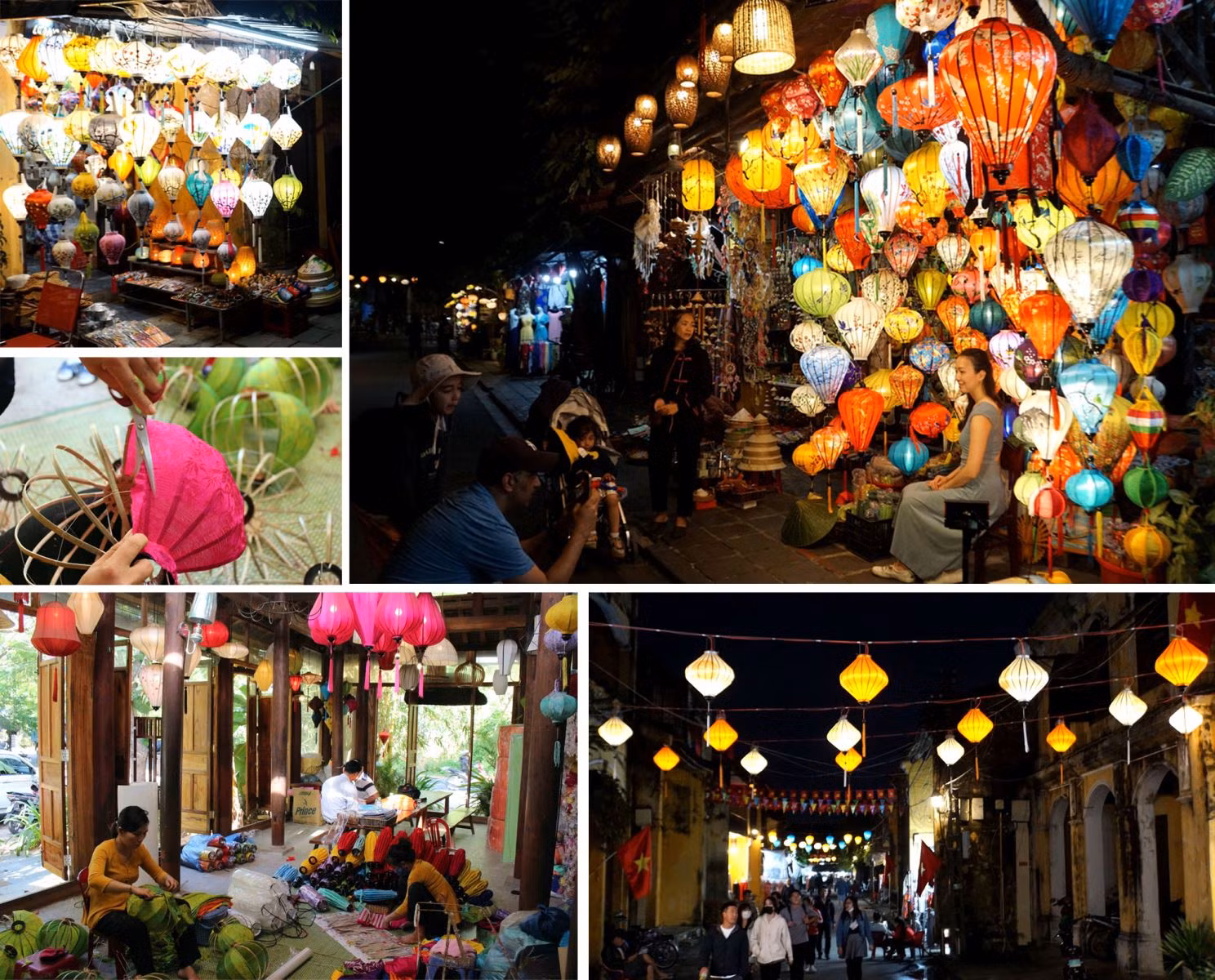 Hội An bừng sáng trong vẻ đẹp huyền ảo của hàng nghìn chiếc đèn lồng lung linh sắc màu.