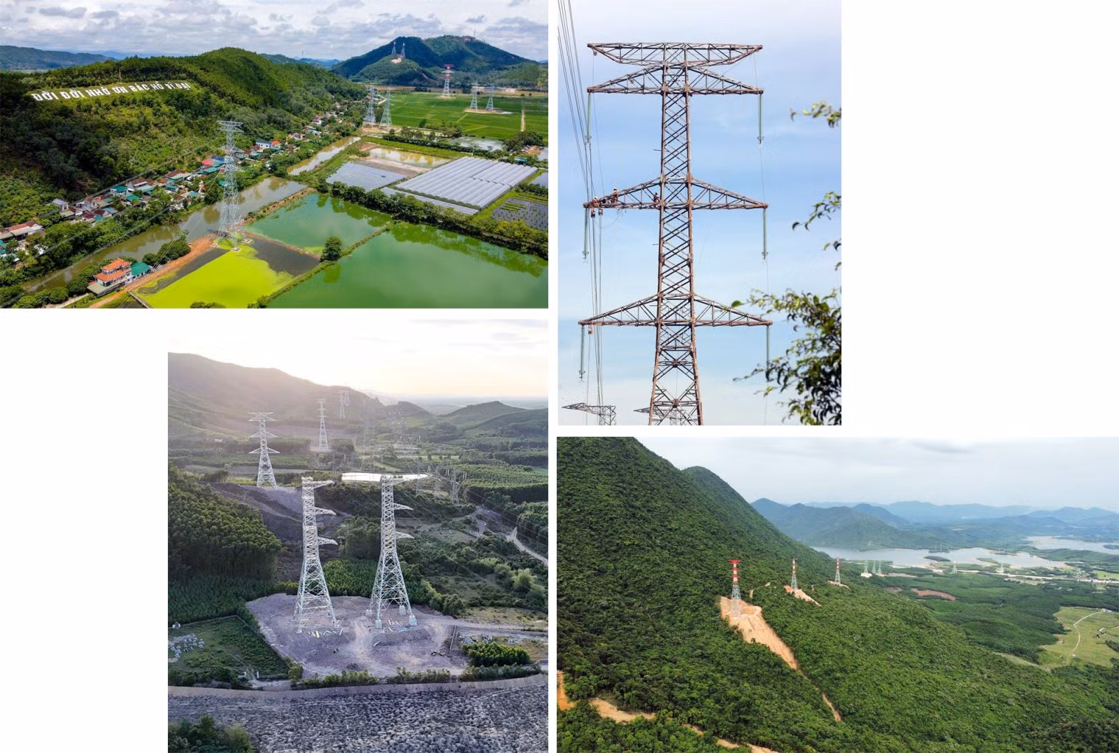 Đường dây 500kV đi qua 9 tỉnh, được thi công thần tốc, xác lập nhiều kỷ lục.