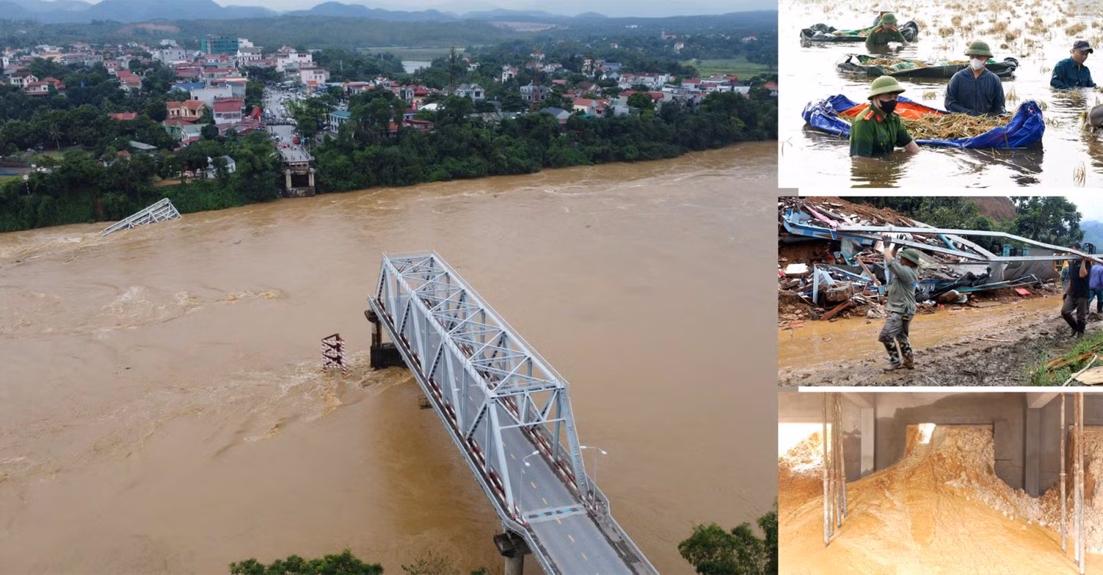 Tổng thiệt hại về tài sản do bão số 3 gây ra cho Việt Nam ước tính sơ bộ hơn 50.000 tỷ đồng.
