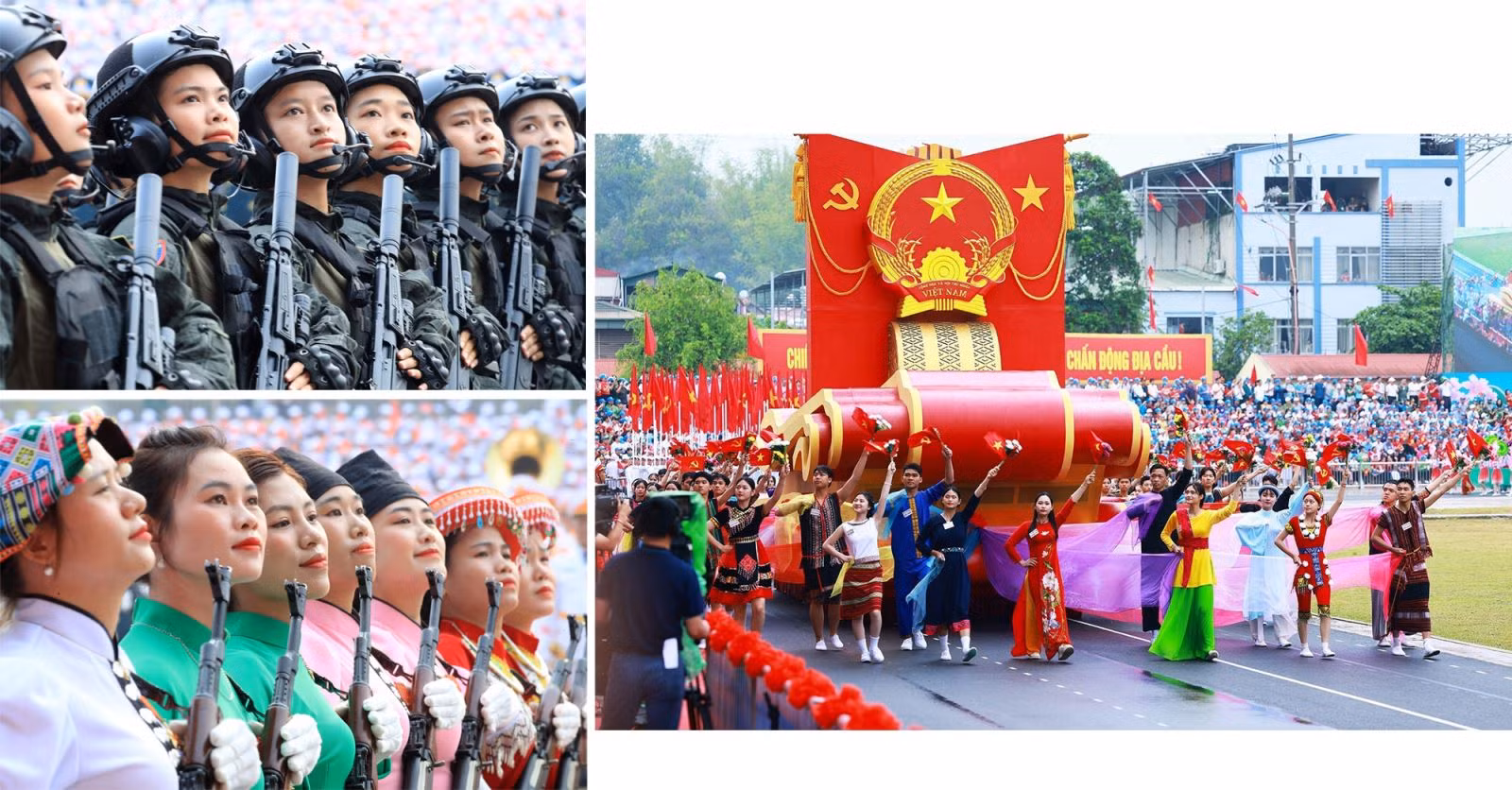 Lễ mít tinh, diễu binh, diễu hành kỷ niệm 70 năm Chiến thắng lịch sử Điện Biên Phủ (7/5/1954 - 7/5/2024) tại thành phố Điện Biên Phủ, tỉnh Điện Biên.