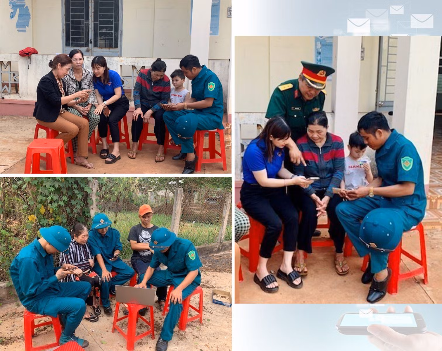 Tuyên truyền nhận diện thông tin độc hại trên không gian mạng cho bà con vùng dân tộc thiểu số ở Gia Lai.