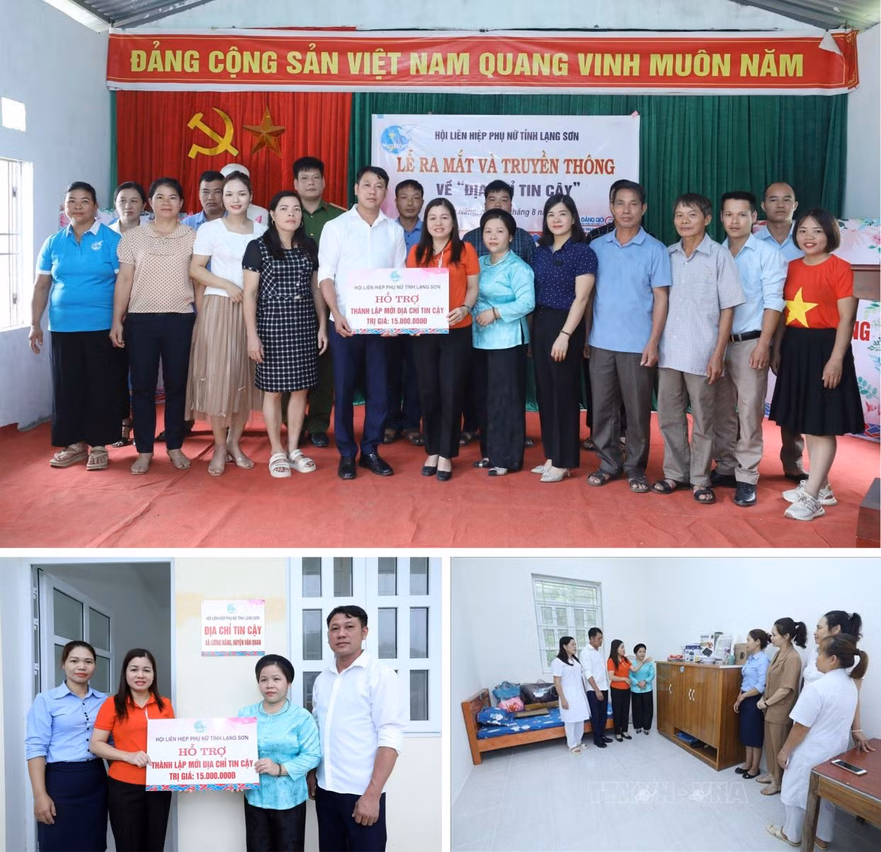 Ra mắt dự án thực hiện 55 "Địa chỉ tin cậy" bảo vệ phụ nữ và trẻ em tại các xã vùng khó khăn của tỉnh Lạng Sơn.