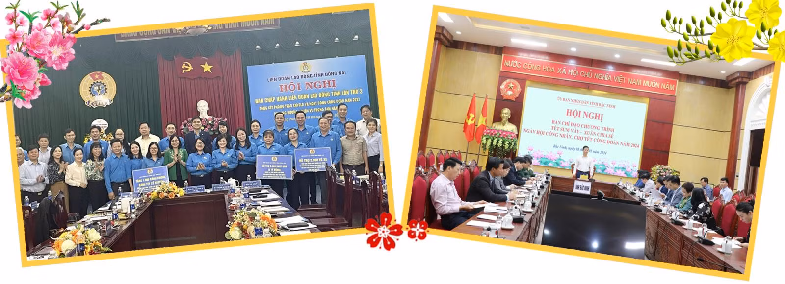 Nỗ lực triển khai chương trình chăm lo Tết cho đoàn viên, người lao động dịp Tết Giáp Thìn 2024.
