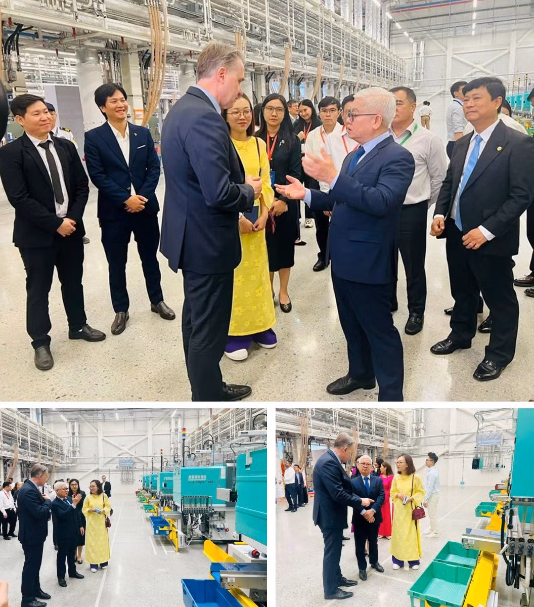 Bí thư Tỉnh ủy Bình Dương Nguyễn Văn Lợi tham quan Nhà máy Lego 1,3 tỷ USD sắp vận hành đầu năm 2025.