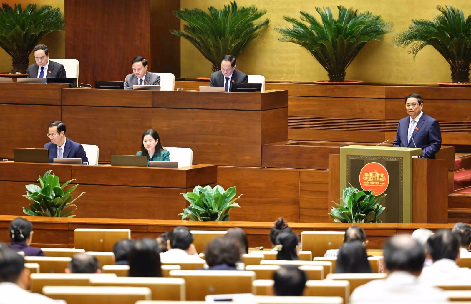 Thủ tướng Phạm Minh Chính trả lời chất vấn tại Kỳ họp thứ 8, Quốc hội khóa XV, ngày 12/11/2024