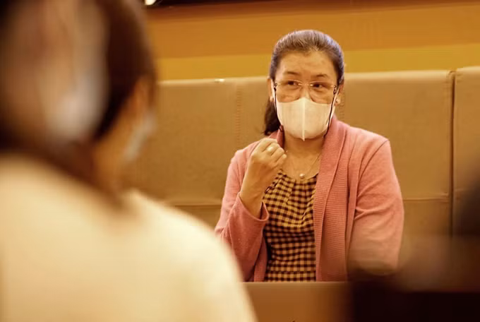 Bà Nguyễn Trúc Chi, người kêu gọi thành lập và quản lý bếp nấu các suất ăn miễn phí cho khu cách ly.