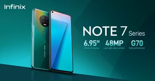 Infinix Mobile trình làng smartphone Infinix NOTE 7 có thiết kế đẹp, với nhiều tính năng nổi trội ảnh 1