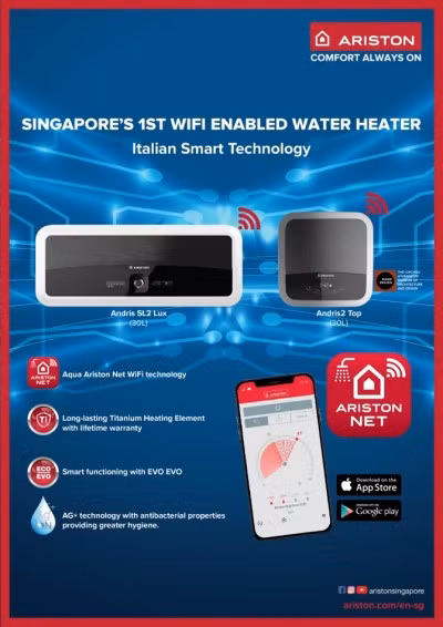 Ariston giới thiệu máy đun nước nóng thế hệ mới có thể điều khiển từ xa bằng smartphone ảnh 1