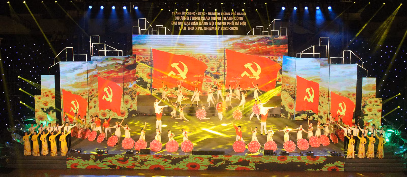 Chương trình Nghệ thuật chào mừng thành công Đại hội đại biểu lần thứ XVII, Đảng bộ thành phố Hà Nội nhiệm kỳ 2020 - 2025.