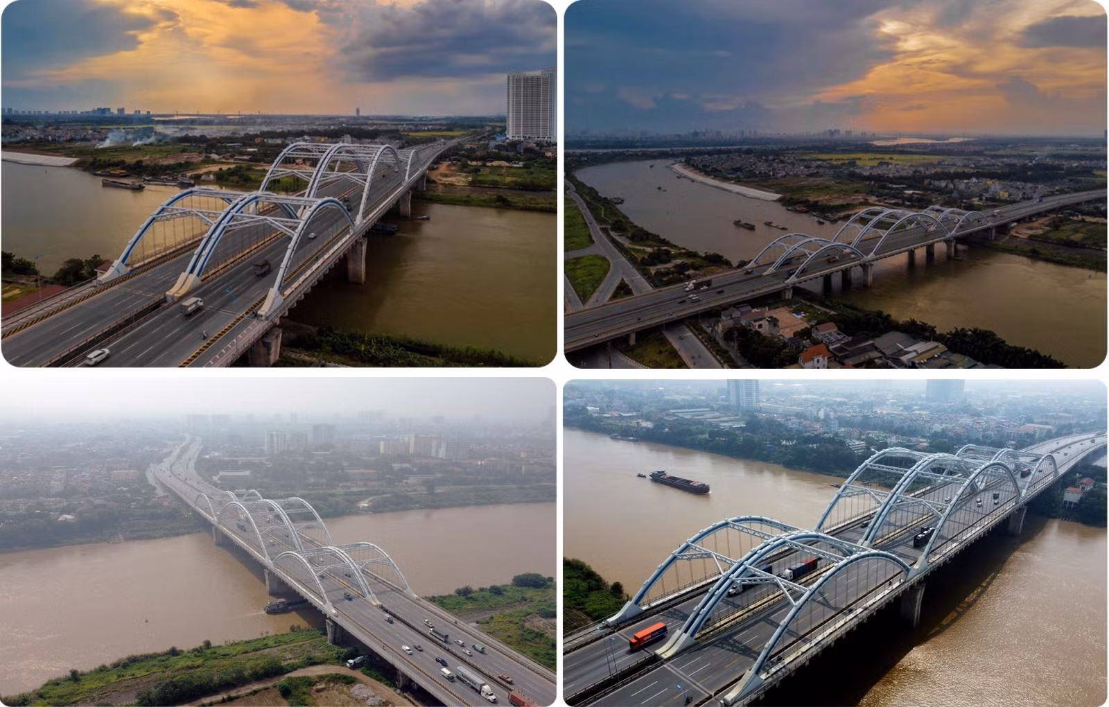 Cầu Đông Trù nối huyện Đông Anh với quận Long Biên, đây được coi là công trình tạo bước đột phá trong tiến trình phát triển của Thủ đô, đồng thời là đòn bẩy góp phần thúc đẩy các khu công nghiệp, đô thị phía Bắc sông Hồng.