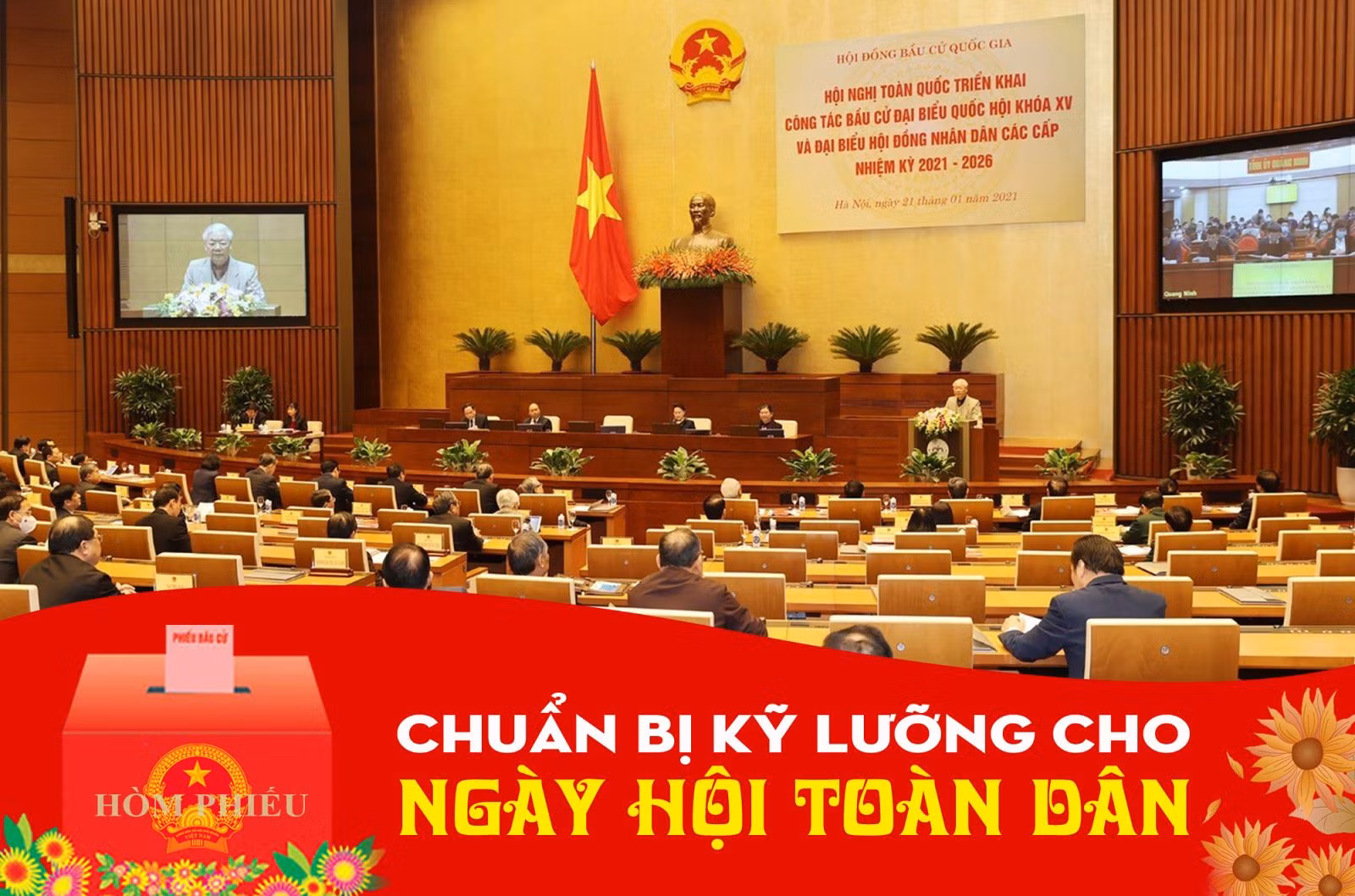 Chuẩn bị kỹ lưỡng cho ngày hội toàn dân