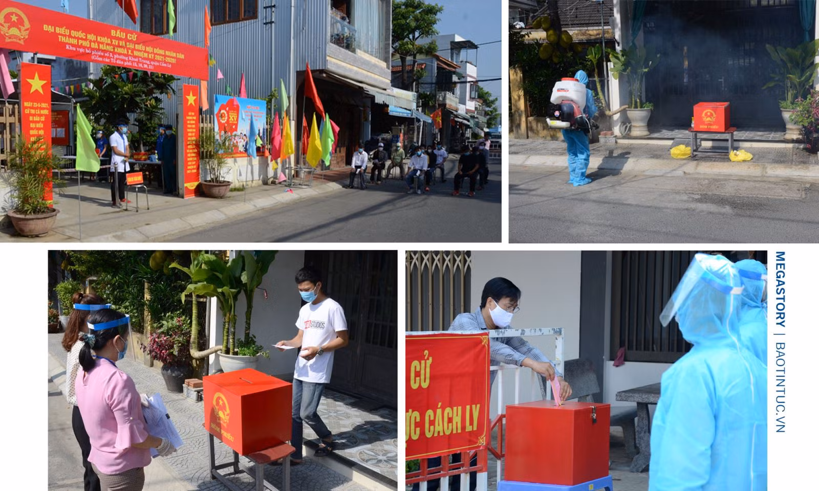 Ủy ban Bầu cử thành phố Đà Nẵng tổ chức buổi diễn tập Đảm bảo y tế, phòng chống dịch bệnh COVID-19 phục vụ bầu cử đại biểu Quốc hội khóa XV và đại biểu Hội đồng nhân dân (HĐND) các cấp nhiệm kỳ 2021-2026 tại thành phố Đà Nẵng.