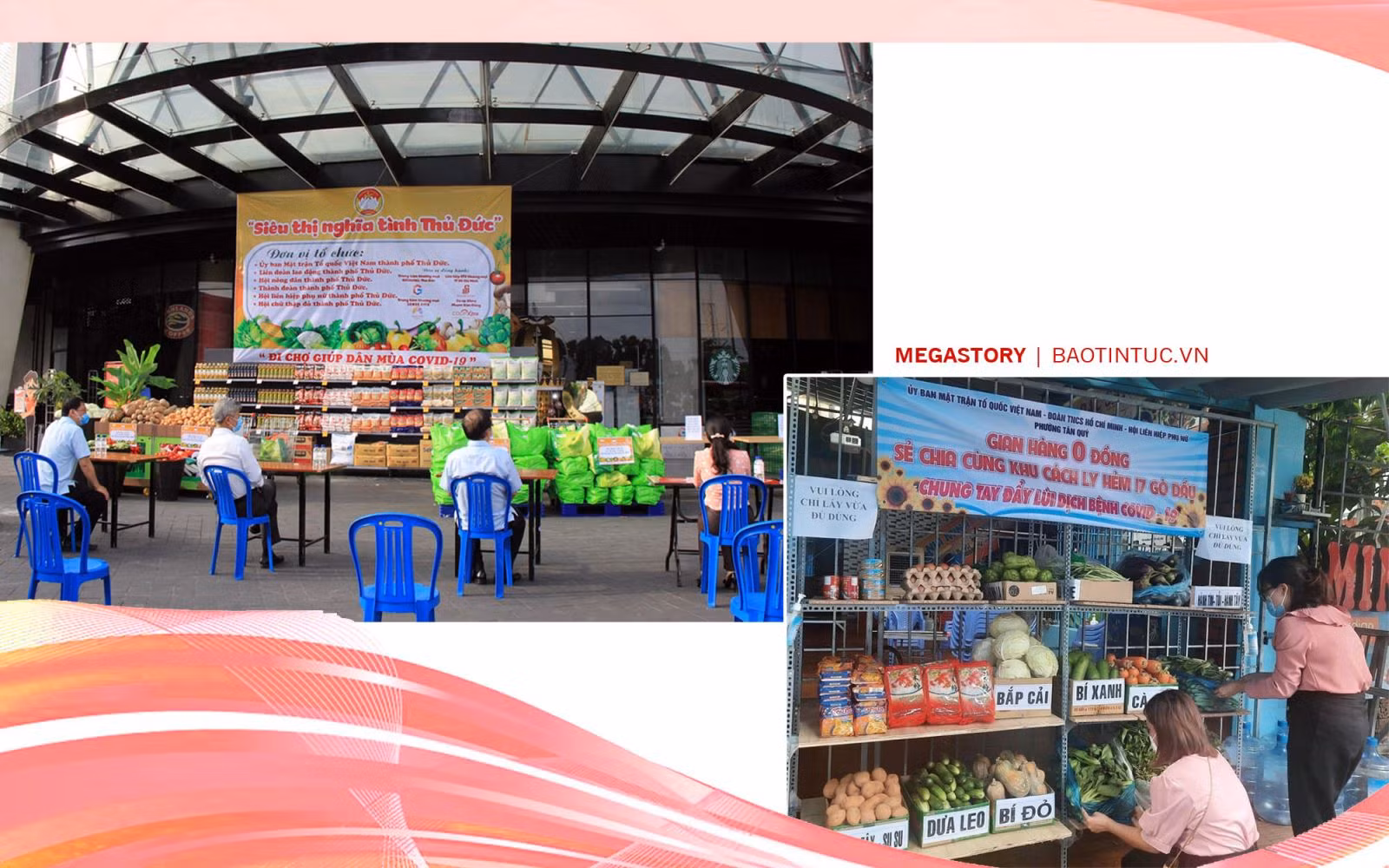 Các hoạt động hỗ trợ người dân trong mùa dịch COVID-19 tại TP Hồ Chí Minh.