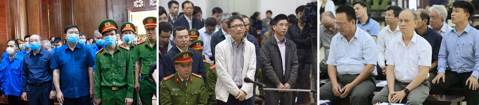 Xét xử các vụ “đại án” liên quan đến sai phạm của một số cán bộ cấp cao.
