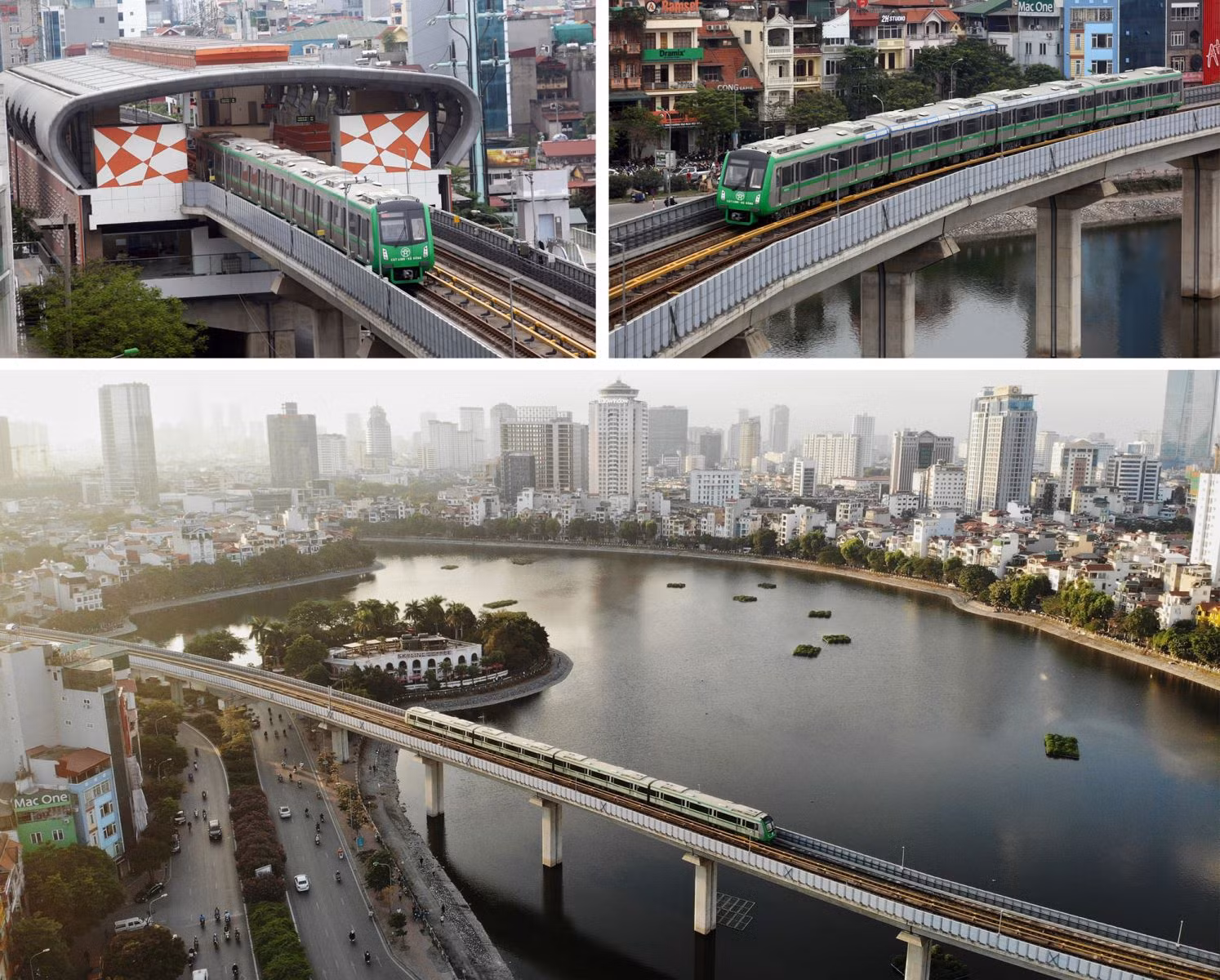 Tyến đường sắt đô thị Cát Linh - Hà Đông được kỳ vọng sẽ góp phần giải tỏa sức ép giao thông cho Hà Nội.