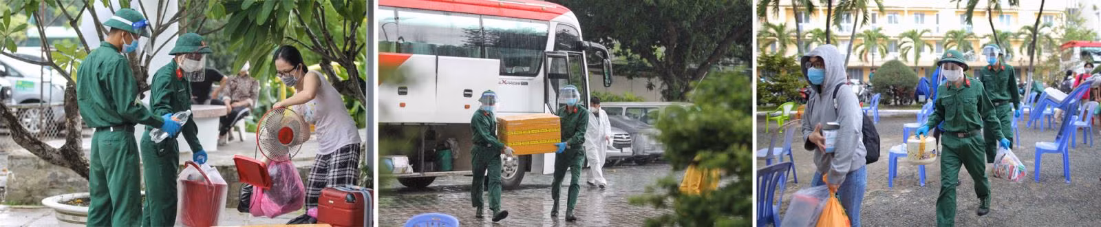 Hỗ trợ, giúp người dân sống tại các khu trọ, nhà lụp xụp, nhà ven kênh di dời về ở tại Nhà nghỉ Công đoàn Thanh Đa quận Bình Thạnh để đảm bảo an sinh xã hội và phòng, chống dịch COVID-19.