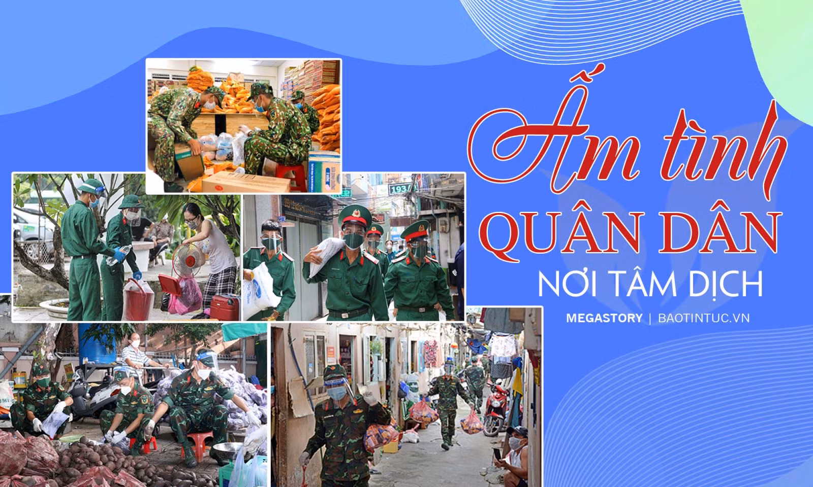 Ấm tình quân dân nơi tâm dịch