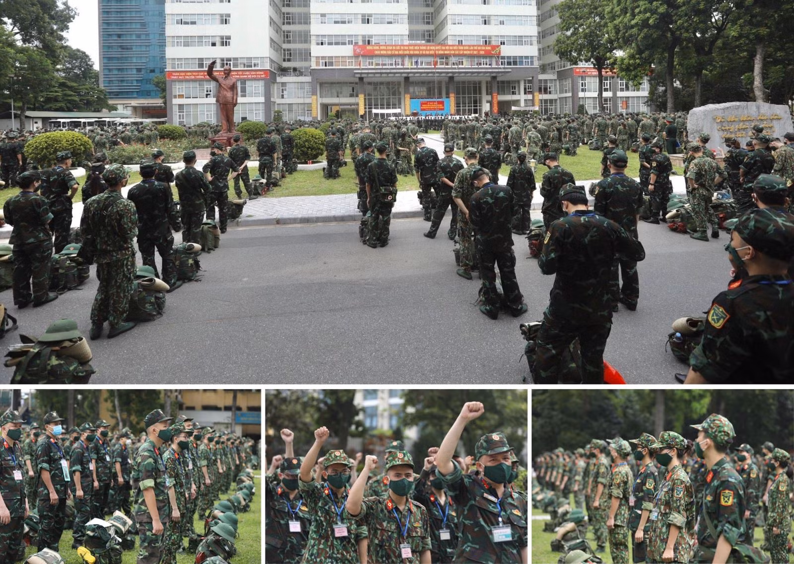 Học viện Quân y xuất quân hỗ trợ TP Hồ Chí Minh và các tỉnh phía Nam chống dịch COVID-19.