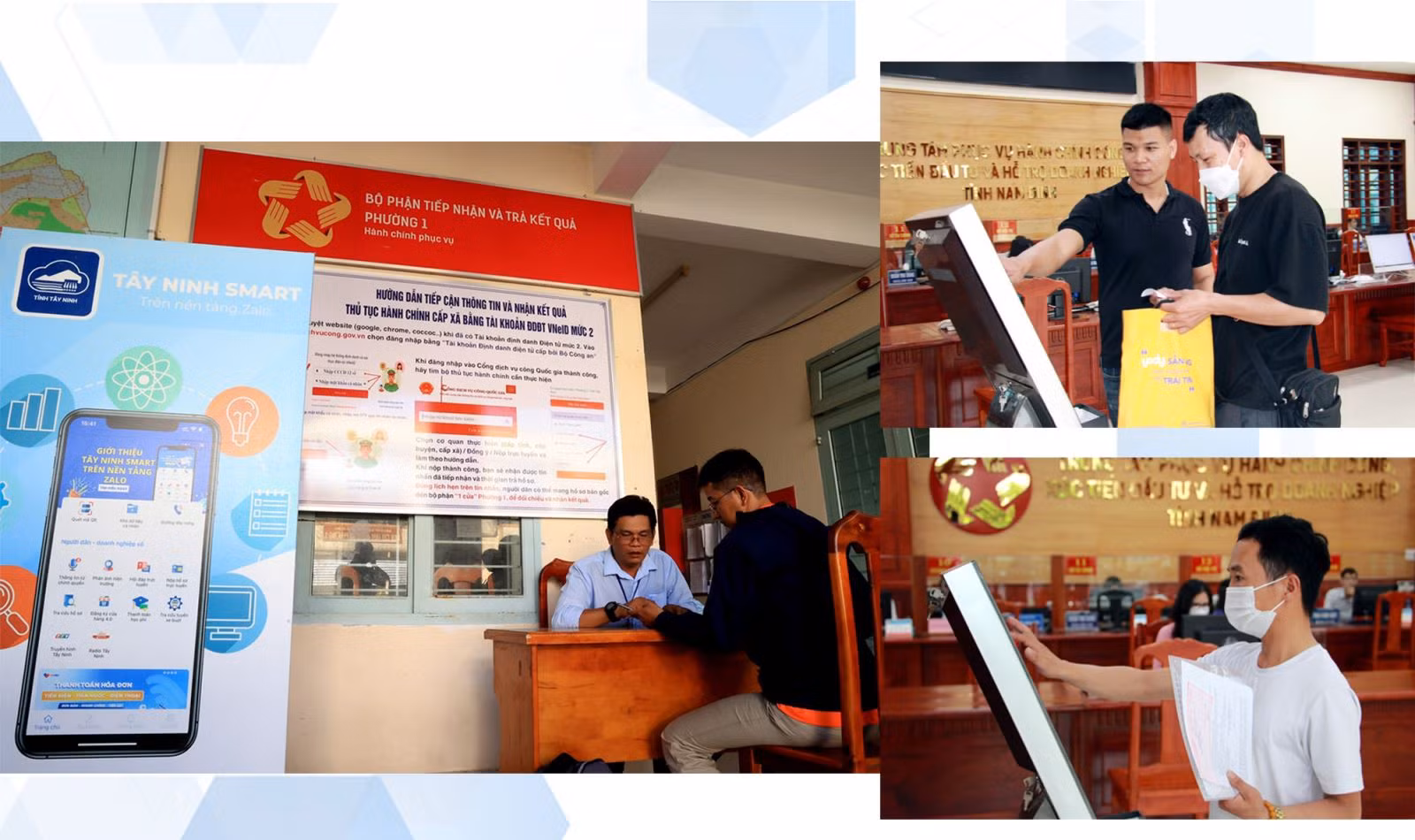 Người dân sử dụng tài khoản dịch vụ công quốc gia.