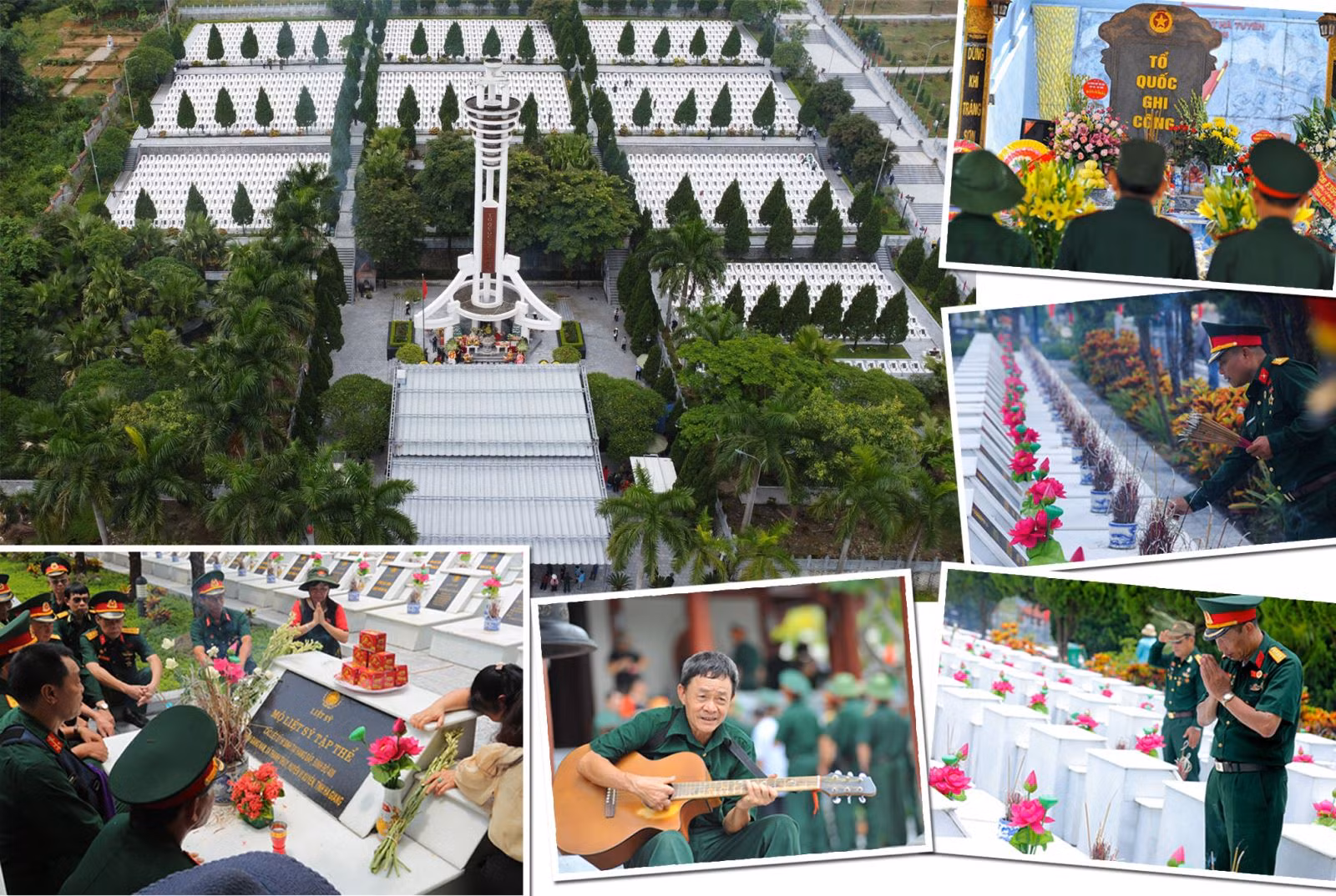Nghĩa trang liệt sĩ quốc gia Vị Xuyên (huyện Vị Xuyên, tỉnh Hà Giang).