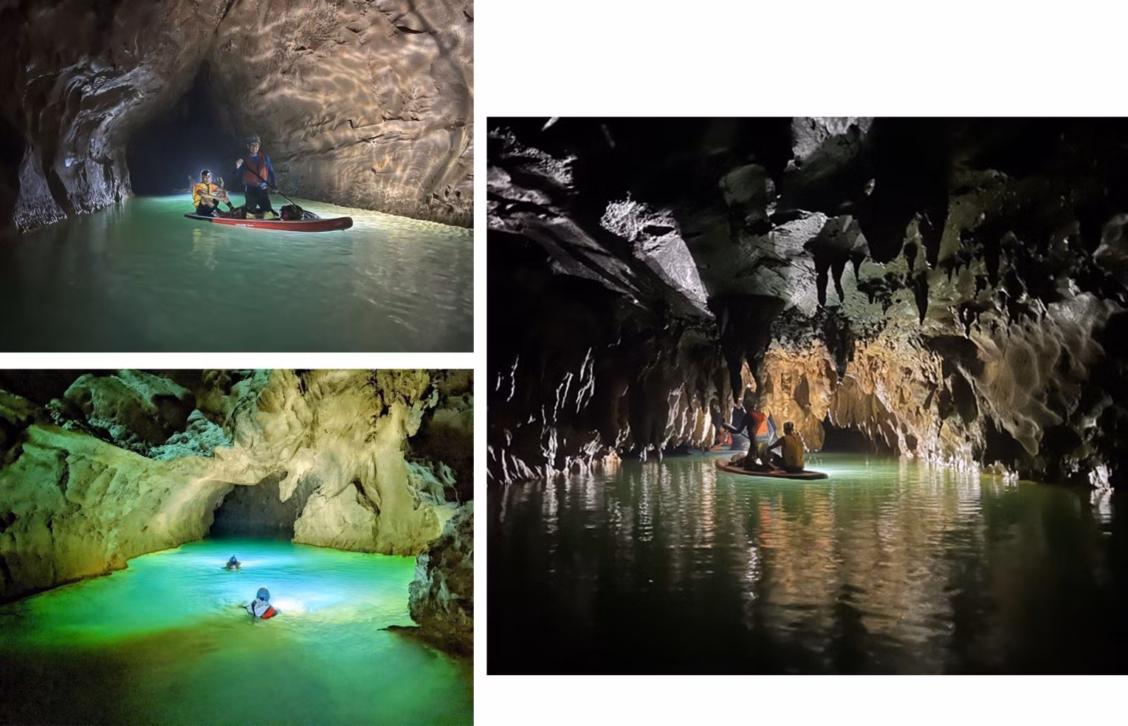 Thám hiểm các hang động mới phát hiện tại phía Tây tỉnh Quảng Bình.