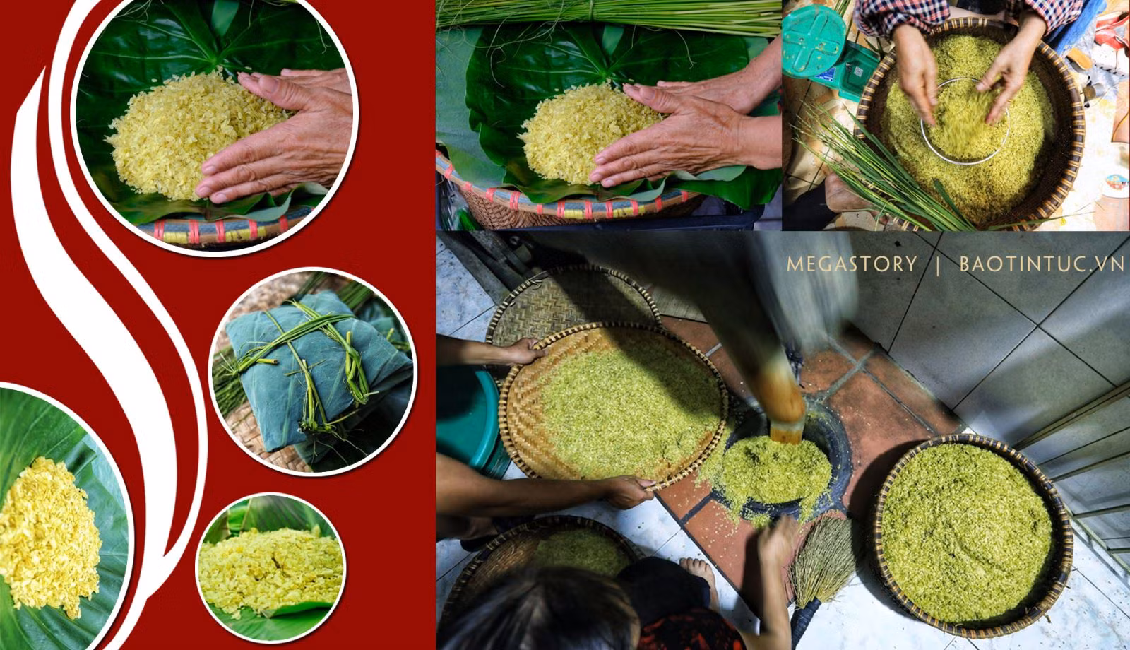 Cốm làng Vòng - một đặc sản nổi tiếng của Hà Nội.