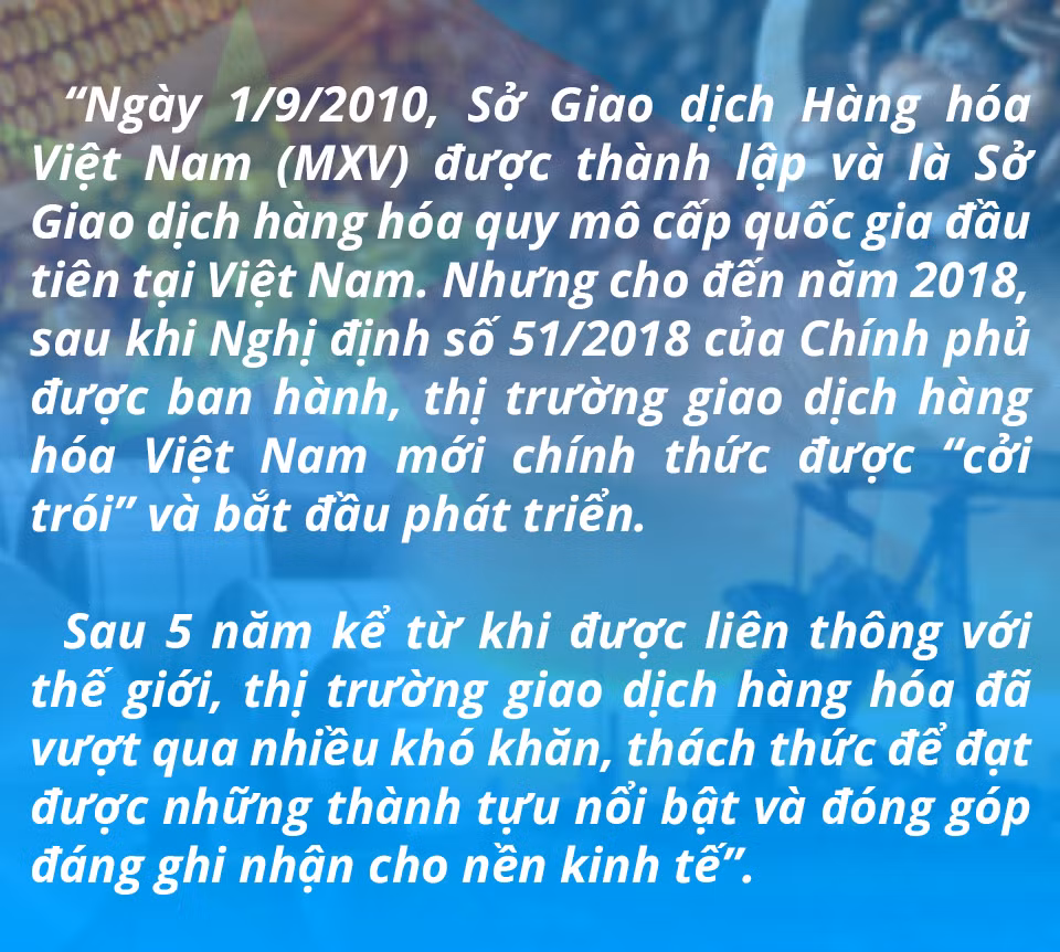 Thị trường giao dịch hàng hóa tại Việt Nam: 13 năm mang nhiều dấu ấn ảnh 3
