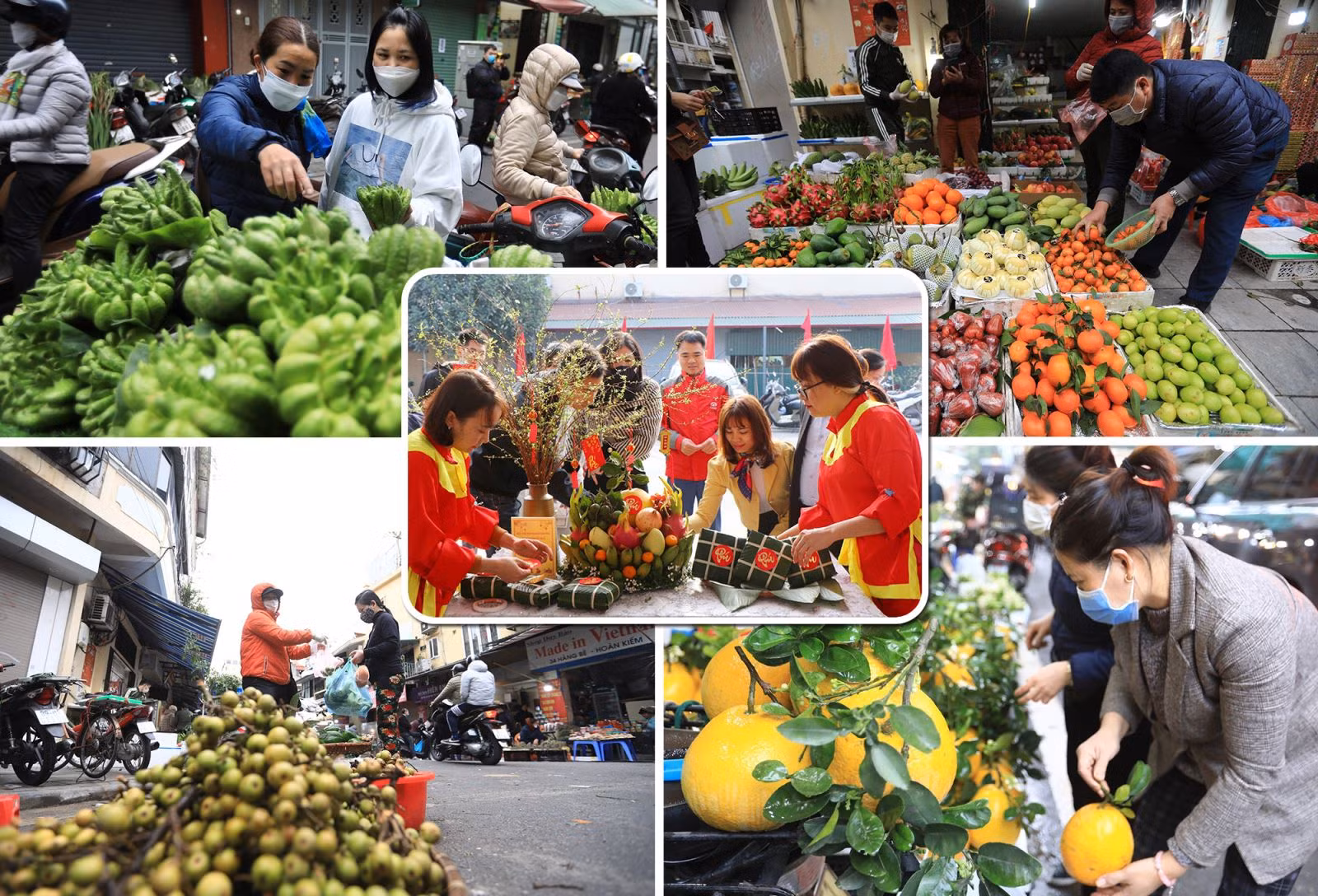 Người Việt dành nhiều thời gian và tâm sức để bày mâm ngũ quả.