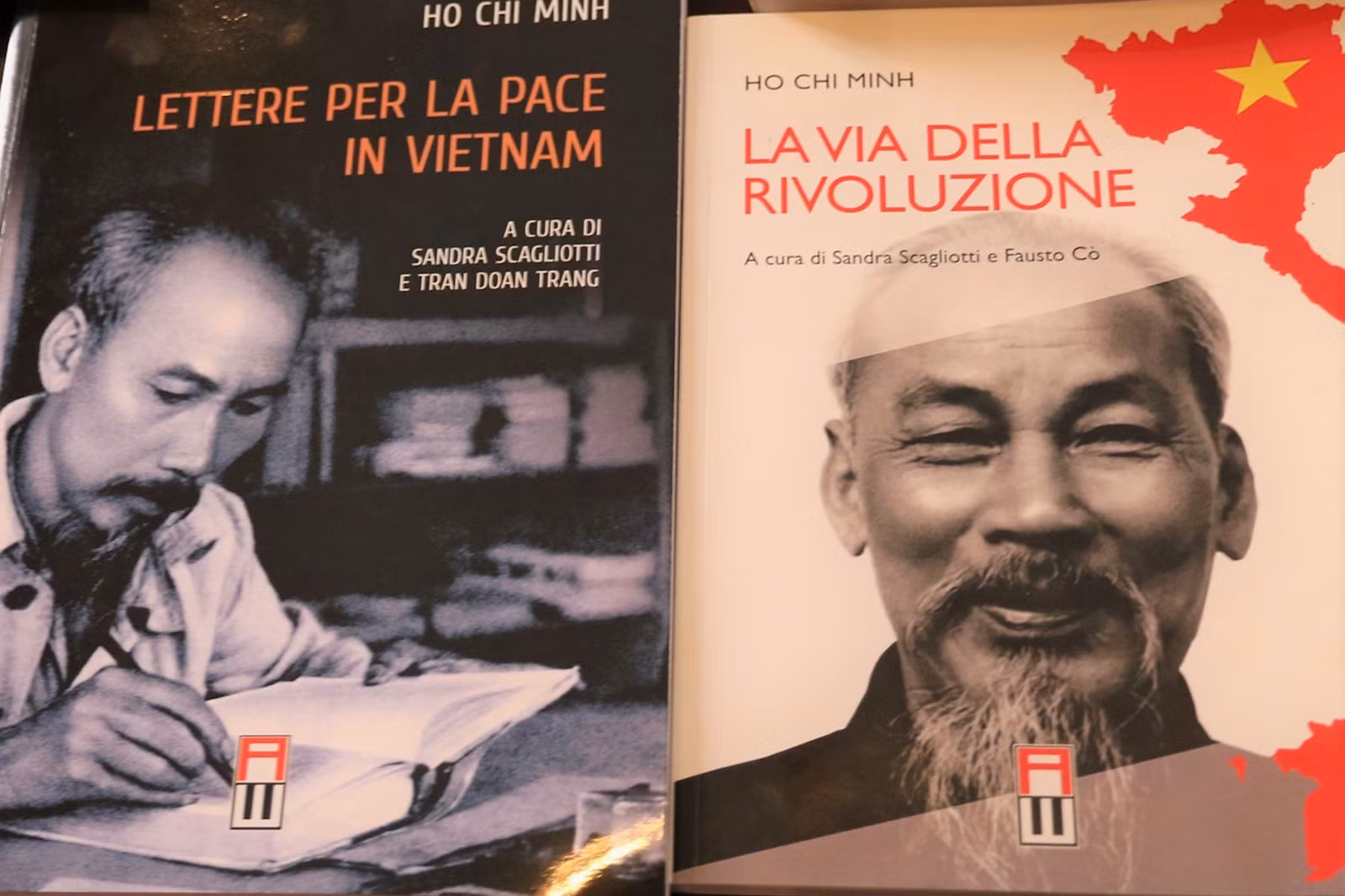 Các tác phẩm “Hồ Chí Minh với những bức thư mong muốn hòa bình cho Việt Nam”, "Đường kách mệnh" được dịch sang tiếng Italy.