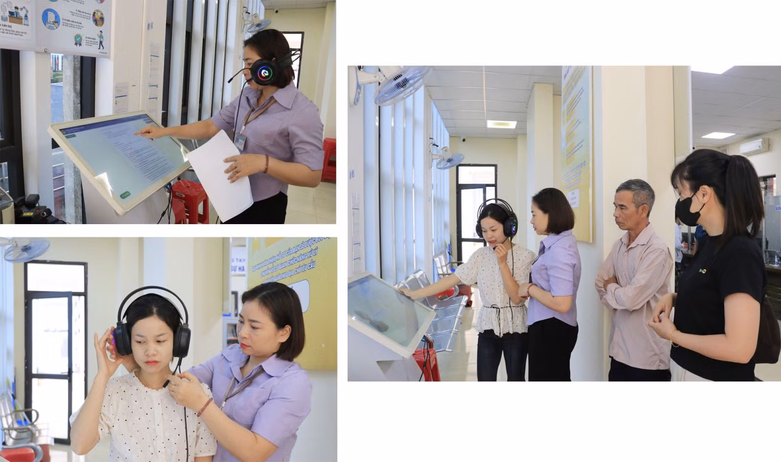 Mậu A là một trong những địa phương đầu tiên của tỉnh Lào Cai đưa vào sử dụng Kiosk AI tại Trung tâm Phục vụ hành chính công xã.