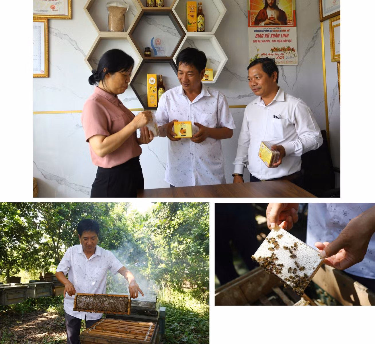 Từ đam mê với những chú ong nhỏ bé, nhưng cần mẫn làm việc, ông Lê Lộc Quân (46 tuổi, xã Dầu Giây, tỉnh Đồng Nai) từng bước gây dựng thương hiệu mật ong Việt Nam vươn ra thị trường quốc tế. Không chỉ là một nông dân sản xuất giỏi với doanh thu 25 tỷ đồng/năm, ông còn là người tiên phong ứng dụng kỹ thuật mới để nuôi ong công nghệ cao, góp phần khẳng định vị thế mật ong Việt Nam trên bản đồ xuất khẩu nông sản thế giới.