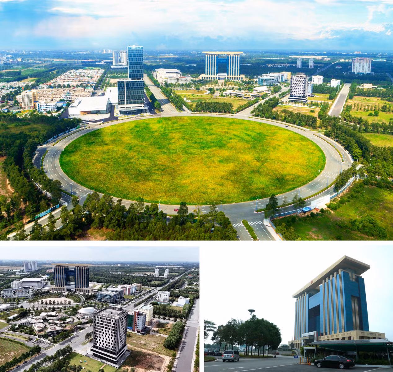 Một góc Khu liên hợp Công nghiệp - Dịch vụ - Đô thị Bình Dương (hay còn gọi Thành phố mới Bình Dương), nơi đặt Trung tâm hành chính tập trung của tỉnh.