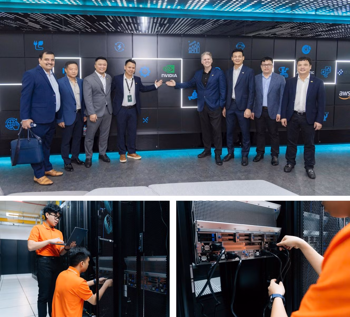 Tỷ phú Jensen Huang của Tập đoàn NVIDIA (Hoa Kỳ) quay trở lại Việt Nam và chính thức ký thỏa thuận hợp tác với Chính phủ về việc thành lập Trung tâm Nghiên cứu và Phát triển về trí tuệ nhân tạo (AI) của NVIDIA và Trung tâm Dữ liệu AI tại Việt Nam.
