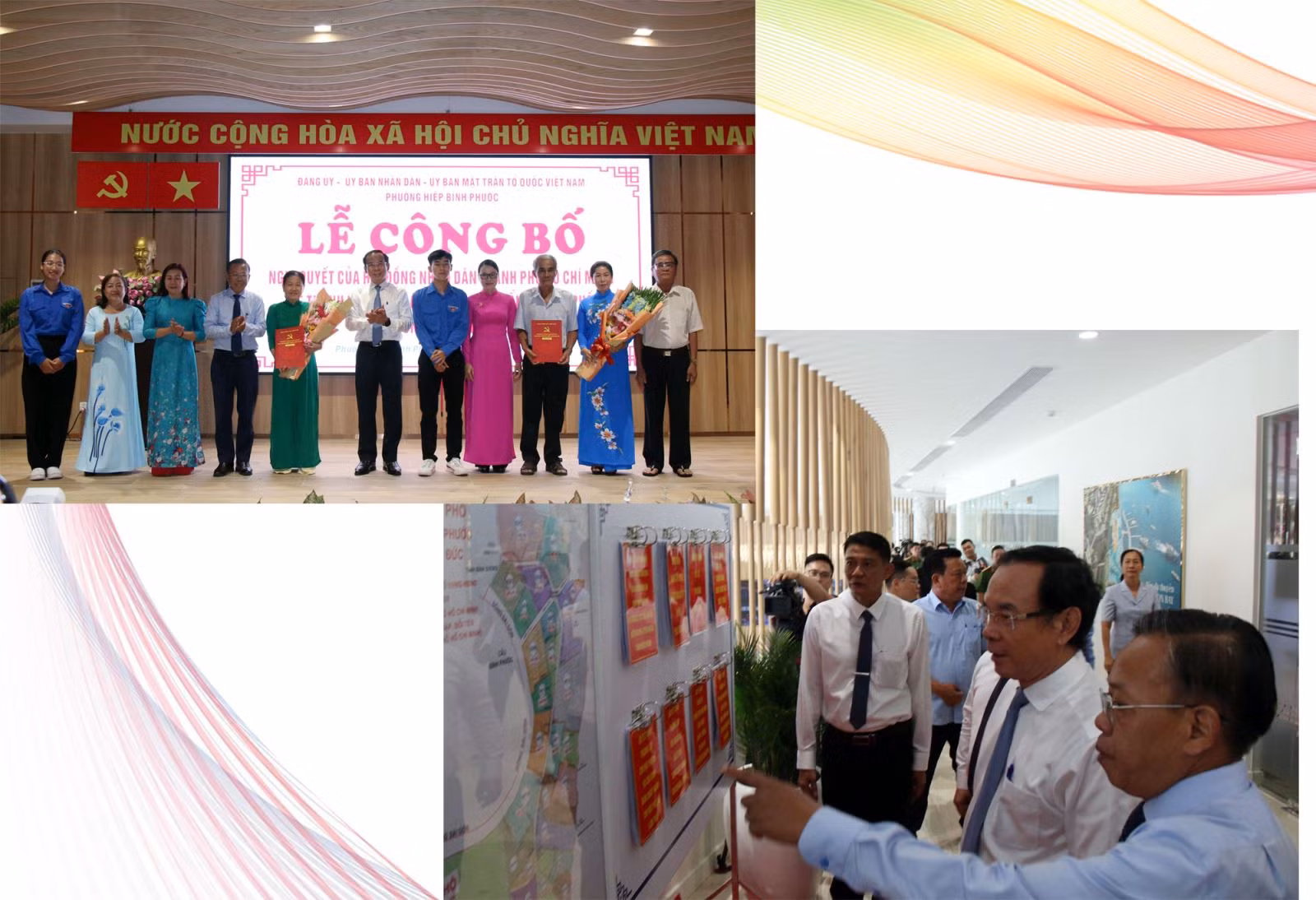 Bí thư Thành ủy Thành phố Hồ Chí Minh Nguyễn Văn Nên trao quyết định chỉ định, cử nhân sự tham gia hoạt động khu phố mới của phường Hiệp Bình Phước (thành phố Thủ Đức).