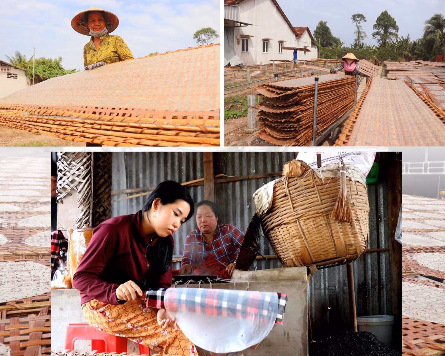 Làng nghề bánh tráng Thuận Hưng (Cần Thơ) trải qua hơn trăm năm hình thành, phát triển và đã trở thành di sản văn hóa phi vật thể cấp quốc gia.