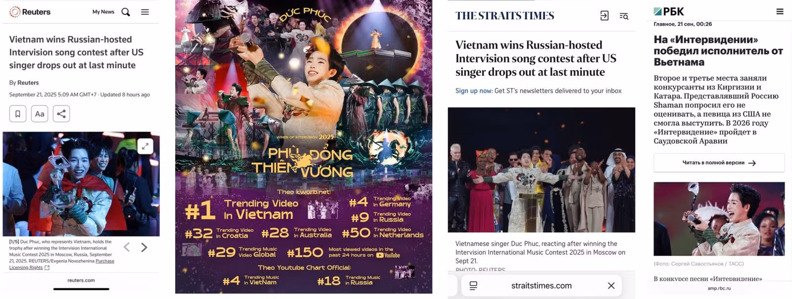 Trên nền tảng mạng xã hội YouTube, phần biểu diễn của nam ca sĩ liên tục thu hút sự quan tâm của công chúng trên toàn thế giới.