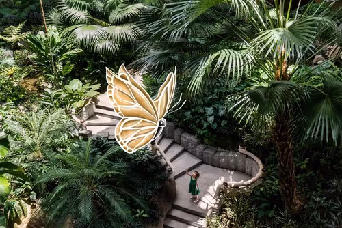 Một góc trong khu nghỉ dưỡng Rasa Sentosa Resort &amp; Spa của Shangri-La ở Singapore.