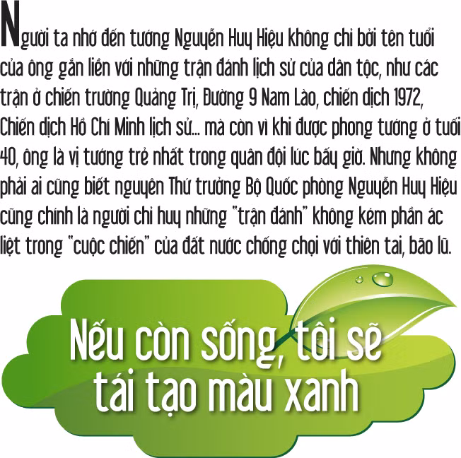 Vị Tướng của những ‘trận đánh’ chống thiên tai ảnh 1
