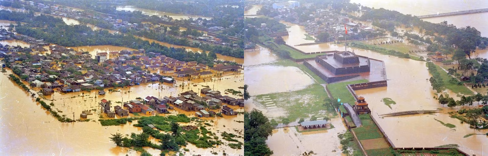 Ngập lụt ở Huế sáng ngày 5/11/1999.