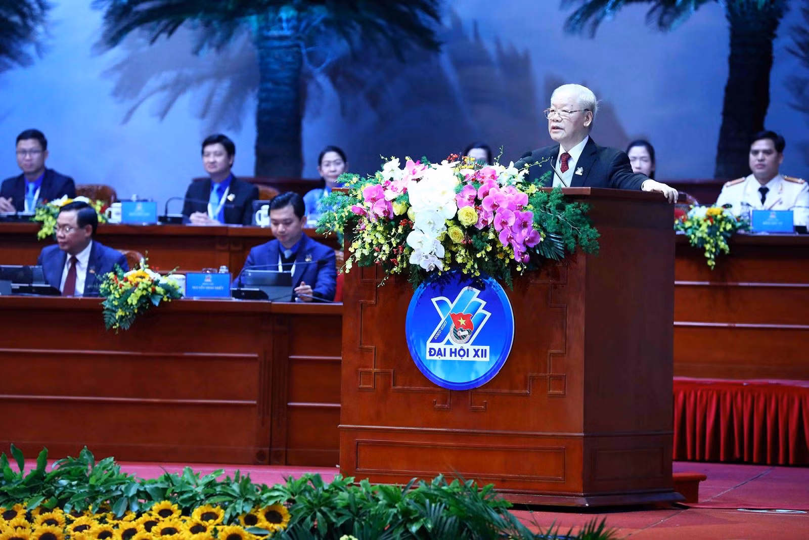 Tổng Bí thư Nguyễn Phú Trọng phát biểu chỉ đạo Đại hội.