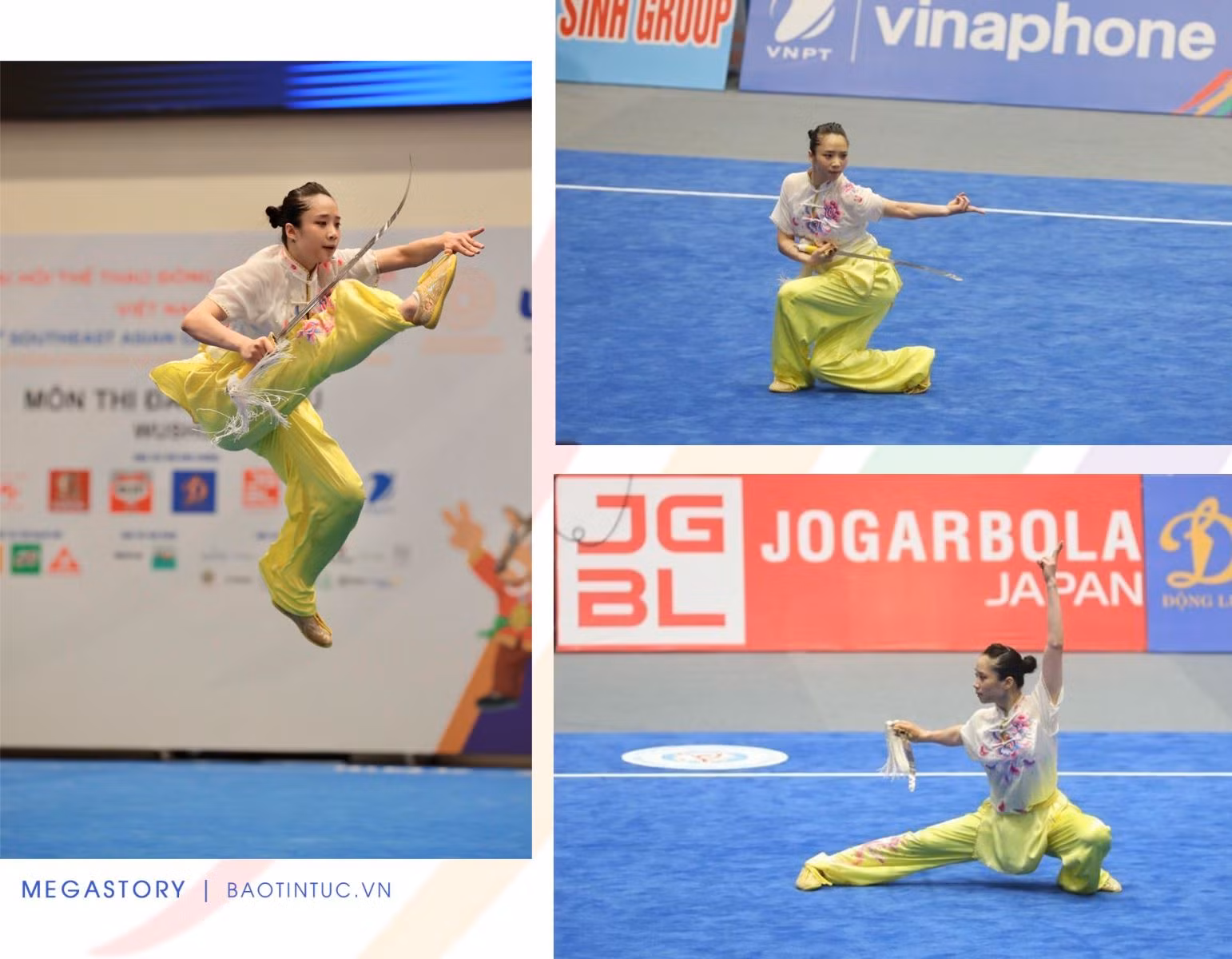 Phần thi đấu của vận động viên Wushu Dương Thúy Vi tại SEA Games 31.